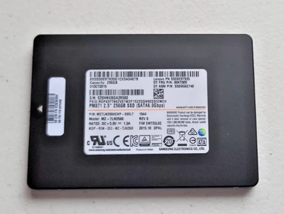 MZ-7LN2560 UNIDAD SSD SAMSUNG GENUINA SATA 256 GB 2,5"" Foto 1 de 2