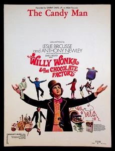 Partituras de Willy Wonka & the Chocolate Factory 1971 Candy Man Sammy Davis Jr. - Imagen 1 de 3