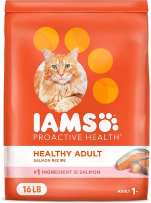 Iams Proactive Health Adult Healthy Dry Cat Food 16 Pound (Pack of 1), Salmon  - Image 1 of 4
