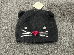 Neu! San Diego Hat Company weiche schwarze Beanie Mütze mit Katzengesicht Einheitsgröße - Bild 1 von 7