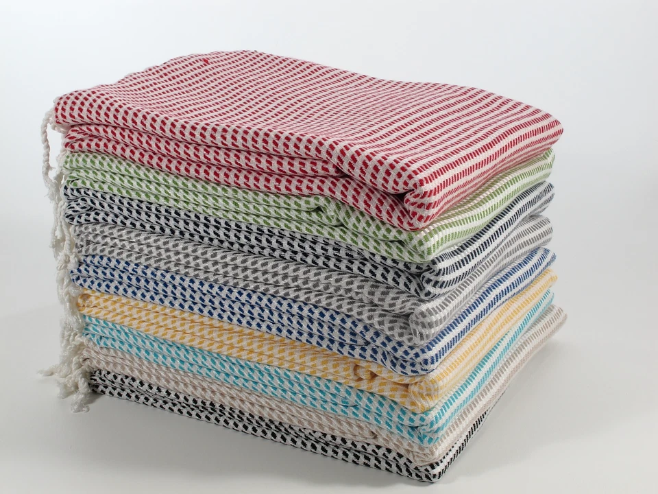 MULBERRY Turkish Towel Peshtemal Sarong Bath SPA Beach Hamam Gym cotton-viscose - image 1 of 1