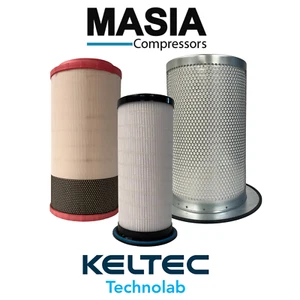 Filter Kit for Screw Compressors R90i thru R110i: 23429822, 23424922, 23545841 - Picture 1 of 9