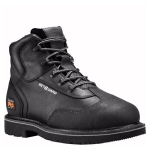 TIMBERLAND Pro Men's 6" Internal MetGuard Work Boots Black