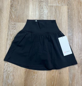 Lululemon Skirt Womens 2 Black Align High Rise Tennis Gym Yoga Athleisure Lined - Picture 1 of 5