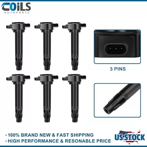 6 Ignition Coil Pack For 2009 2010 Volkswagen Routan 4.0L V6 UF502 GN10310 - Picture 1 of 20