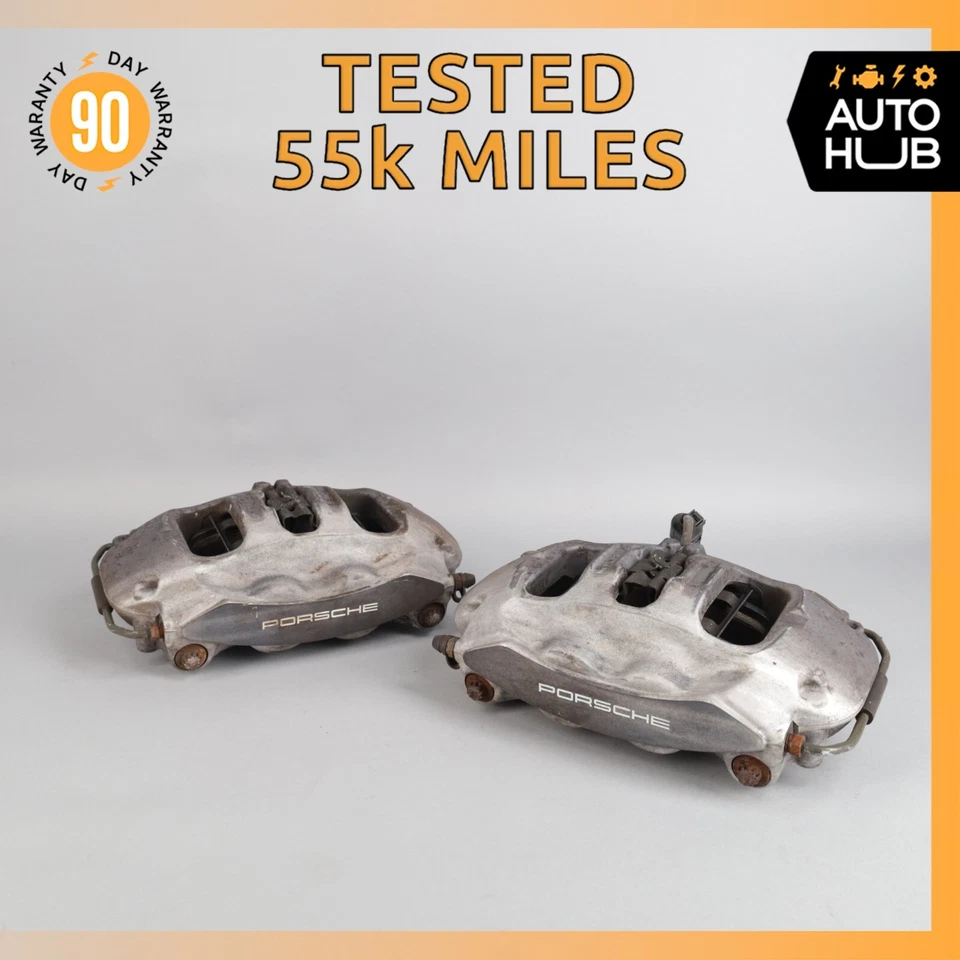 10-24 Porsche Panamera 970 / 911 Rear Brake Calipers Left & Right Set OEM 55k - Image 1 of 4