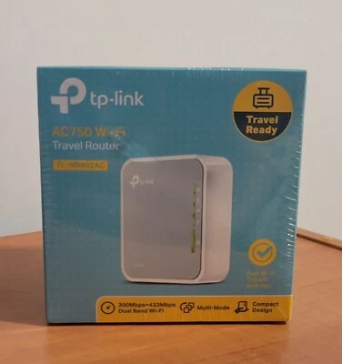 TP-Link AC750 Wireless Portable Nano Travel Router 3G/4G Hotspot Dual Band WiFi  - Image 1 of 4