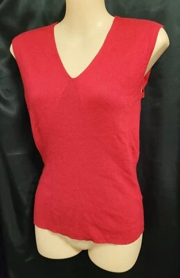 Chaleco rojo viscosa Table Eight talla M Foto 1 de 4