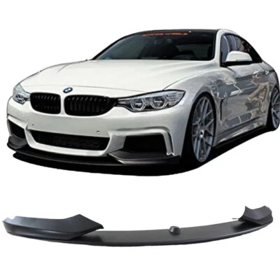 STM BMW F32 F33 F36 4 SERIES FRONT SPLITTER LIP DIFFUSER M PERFORMANCE MATTE