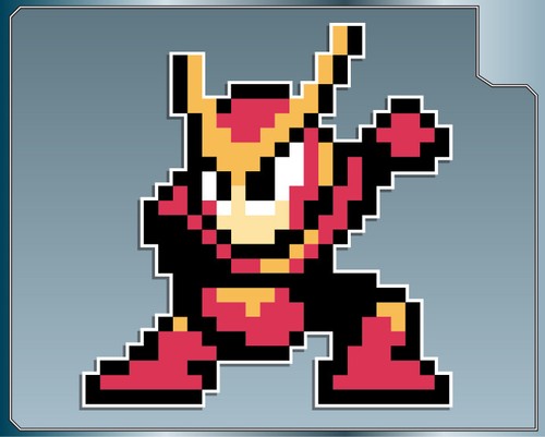 QUICK MAN Sprite from MEGA MAN Vinyl Decal #1 Car Truck Laptop Sticker ...