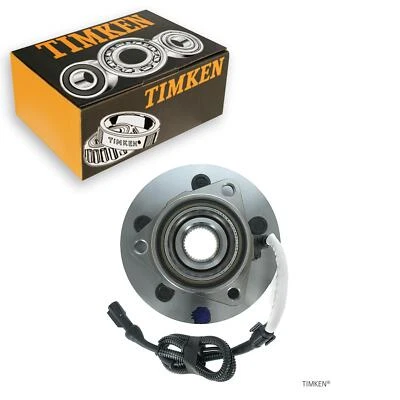 Conjunto de cojinete de rueda y buje delantero Timken para Ford Expedition 1997-1999 4x4 Foto 1 de 4