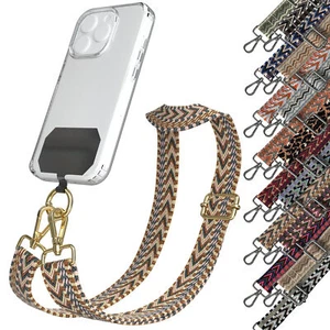 EAZY CASE Uniwersalny łańcuch na telefon komórkowy Wszystkie smartfony Pad z paskiem Łańcuch Boho / Leo - Zdjęcie 1 z 24