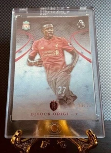 2016-17 TOPPS PREMIER GOLD Divock Origi RED Base Parallel 03/11 Liverpool Card - Picture 1 of 1