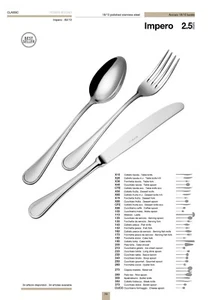 Eme - Impero manico Vuoto - Servizio Posate 24 30 36 48 49 51 72 75 pezzi - Picture 1 of 1