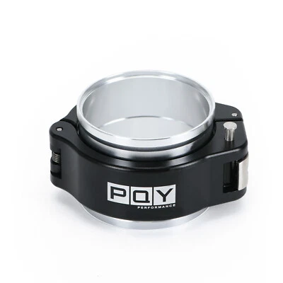 Nuevo conjunto de abrazadera sin pasador HD de aluminio negro 63 mm 2,5 pulgadas O.D. Tubo HD Foto 1 de 4