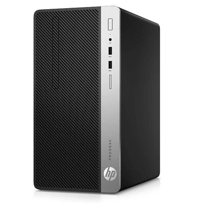 HP ProDesk 400 G6 Core i7-9700 16GB RAM 256GB NVMe 2TB HDD Windows 11 Desktop PC - Image 1 of 4