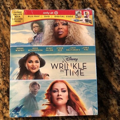 Disney's A Wrinkle in Time Blu-Ray/DVD/Digital Target Exclusive w/40 page book  - Image 1 of 2
