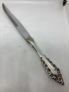 Lunt FLORENTINE SCROLL Sterlingsilber HOHLGRIFF STEAKMESSER 9-1/4" kein Mono - Bild 1 von 3
