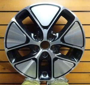 For Kia Optima 11-16 Alloy Factory Wheel 5-Slot Machined & Black 17x6.5 Alloy - Picture 1 of 10