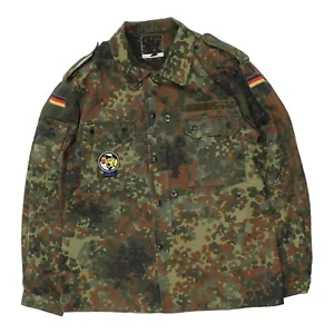 Chaqueta Militar Alemana Camuflada Verde De Colección Para Hombre | Excedente Ejército De Alta Gama De Colección - Imagen 1 de 2
