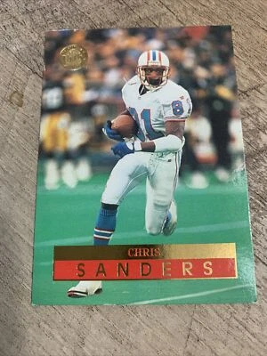 1996 Ultra Football Card #62 Chris Sanders - Image 1 of 2