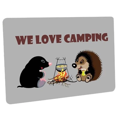 Fussmatte " We love camping "   - Bild 1 von 4