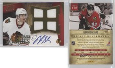 2011-12 Panini Prime /199 Brandon Saad #107 RPA Rookie Patch Auto RC