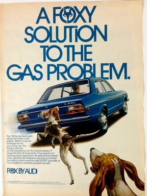 Audi Fox 1974 anuncio impreso  Foto 1 de 2