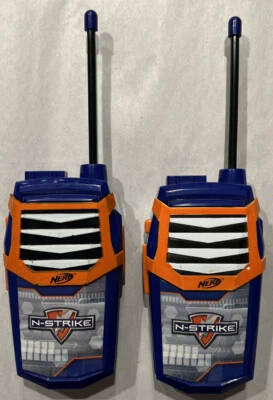 Nerf Night Talkies Lot Of 2 Walkie Talkies - N-Strike w/built In Flashlight - Image 1 of 3