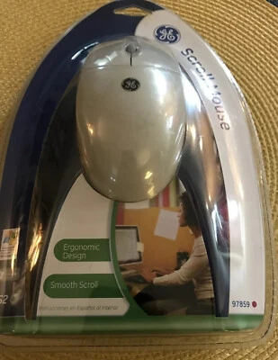 Vintage General Electric GE Scroll PS2 Mouse 97859 FACTORY SEALED - Image 1 of 4