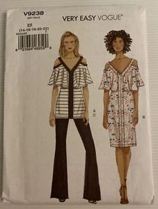Vogue V9238 Sewing Pattern Dress Top Pants Sizes: 14-22 - Picture 1 of 5
