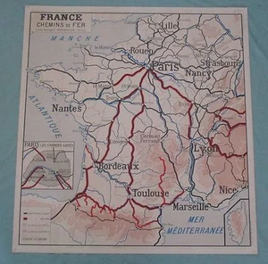 AE987 AFFICHE SCOLAIRE ECOLE ROSSIGNOL VOIES AERIENNES - CHEMINS DE FER FRANCAIS - Imagen 1 de 5