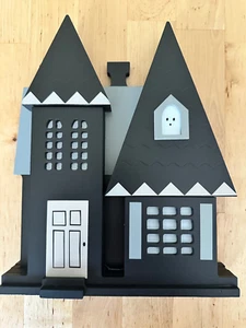 Halloween Target Hyde And Eek Mini Mantle Mantel Decor Black Haunted House 2024 - Picture 1 of 4