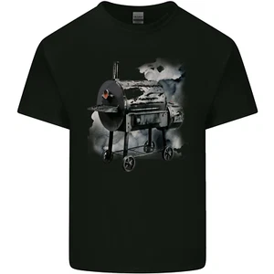 Smokey BBQ Grill Herren Baumwolle T-Shirt Tee Oberteil - Bild 1 von 3