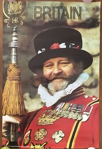 poster posters, posters, BRITAIN 70s,yeoman warder tower london england - Picture 1 of 1
