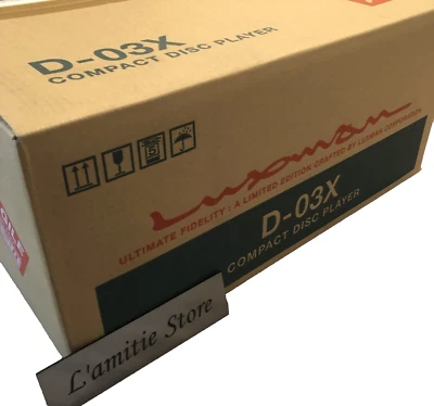 Luxman D-03X D03X CD player MQA-CDMQA File Compatible Blaster white Silver Japan - Image 1 of 4