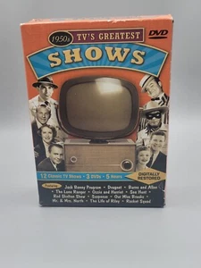 1950s TVs GREATEST SHOWS - 12 Classics on 3 DVDs BOXSET - DRAGNET, SEA HUNT  - Picture 1 of 12