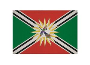 Aufnäher Provinz Santo Domingo de los Tsachilas Flagge Aufbügler Patch 9 x 6 cm