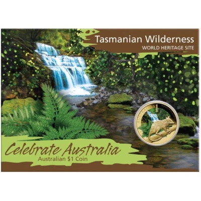 Celebrate Australia 2010 TASMANIA QUOLL Tasmanian Wilderness $1 BU in FULL OGP - Image 1 of 2