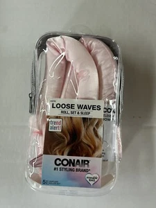Juego de rollos de ondas sueltas Conair y rodillos suaves sin calor para dormir 5 piezas nuevos en embalaje - Imagen 1 de 2
