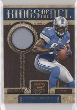 2011 Crown Royale Kings of the NFL Materials Prime /50 Calvin Johnson Jr #6 HOF