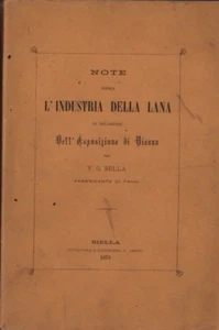 NOTE CEJAS L'INDUSTRIA DE LANA EN OFERTA DELL'EXPOSICIÓN DE VIENA RM1 - Picture 1 of 1