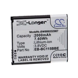 Battery for Samsung Galaxy K zoom 3G K zoom S5 Zoom 2000mAh - Picture 1 of 2