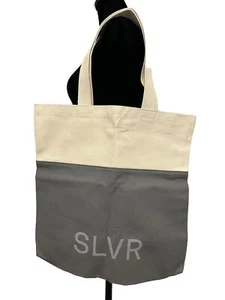 Adidas Large Tote Bag Canvas Gray White Color - Adidas SLVR (rare) - Picture 1 of 8