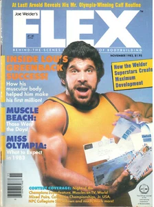 Joe Weider's Flex Magazine November 1983 - Picture 1 of 1