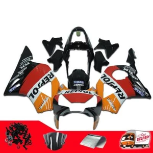 MS Injection Orange Repsol Fairing Fit for Honda 2002 2003 CBR954RR 900RR y032 - Picture 1 of 8