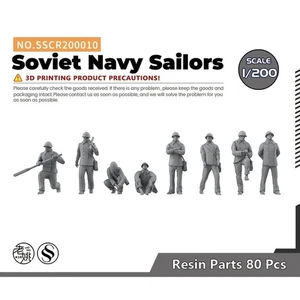 SSMODEL SSCR200010 1/200 modellismo aggiornamento parti marinai marinai sovietici STAMPATO 3D - Foto 1 di 3