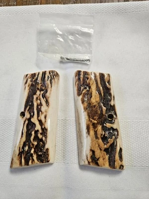 Empuñaduras de ciervo Sambar Browning 1910 .32 / .380 - ¡COMO NUEVAS!!  Foto 1 de 4