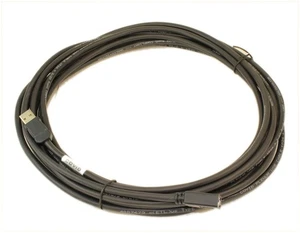25ft USB 2.0 (ACTIVE) PLENUM Type A Male to A FEMALE Cable  Black - Picture 1 of 2