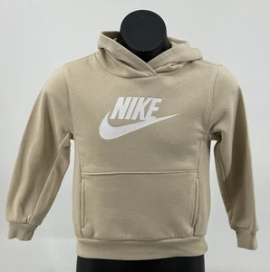 Nike Beige con Swoosh Blanco Sudadera con Capucha Sudadera con Capucha Niño Talla 4T - Imagen 1 de 8